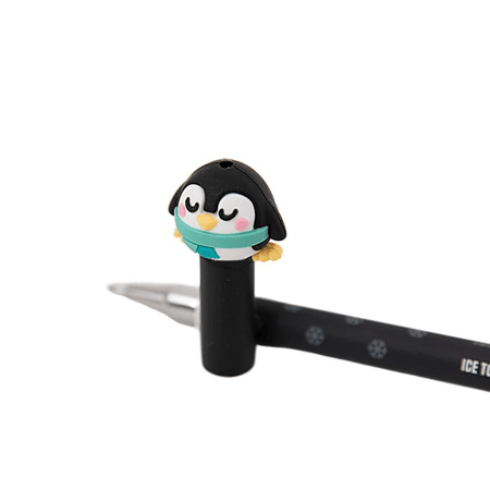 Set de 3 esferográficas apagáveis Bo - Bo - Pai Natal, pinguim e rena Mr. Wonderful - Papelaria Encantada
