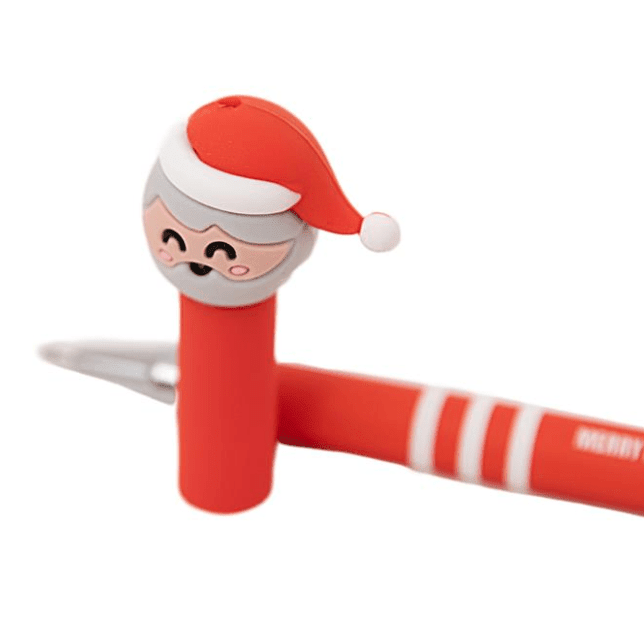 Set de 3 esferográficas apagáveis Bo - Bo - Pai Natal, pinguim e rena Mr. Wonderful - Papelaria Encantada