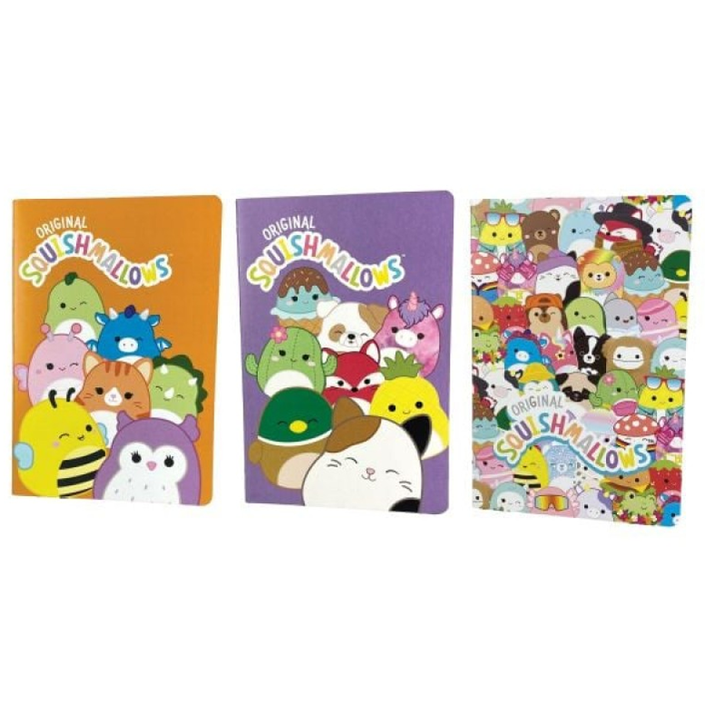 Squishmallows Conjunto 3 blocos A5 - Papelaria Encantada