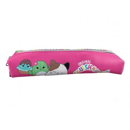 Squishmallows estojo rosa - Papelaria Encantada