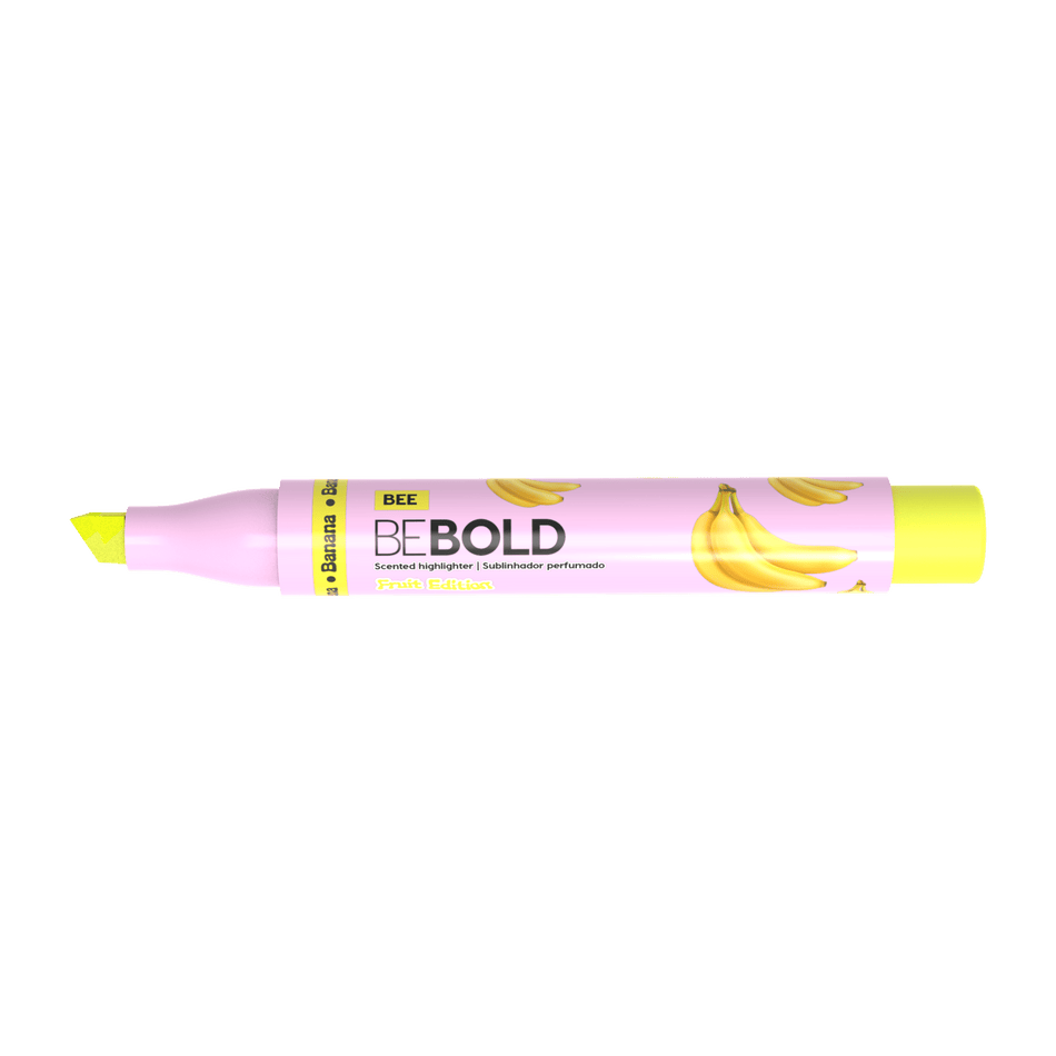 Sublinhador BeBold Perfumado Banana Newpen - Papelaria Encantada