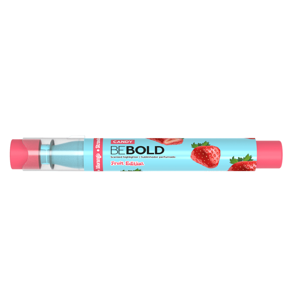 Sublinhador BeBold Perfumado Morango Newpen - Papelaria Encantada