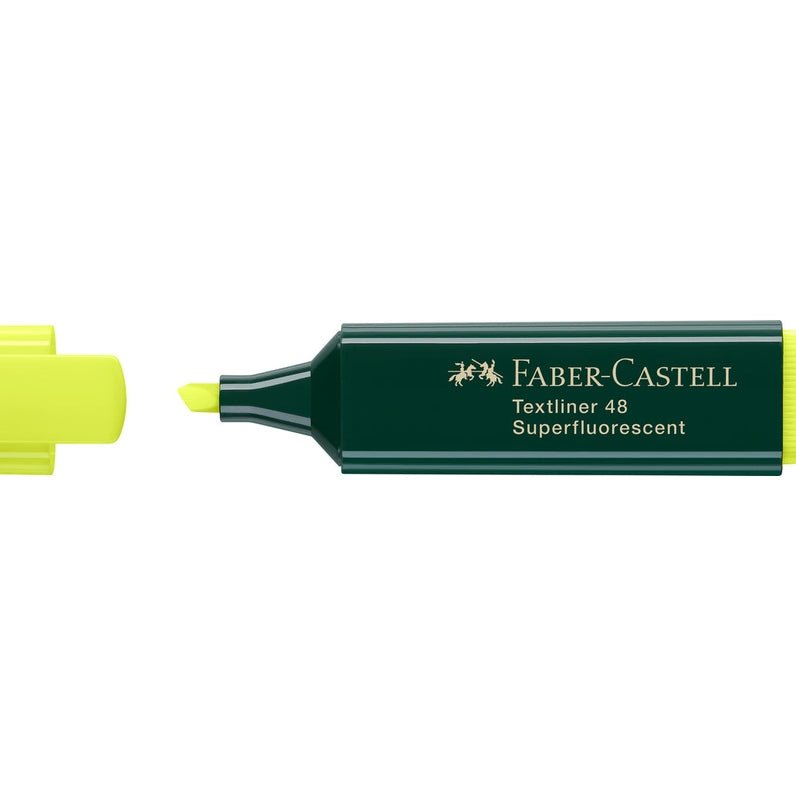 Sublinhador Faber - Castell Textliner Amarelo - Papelaria Encantada
