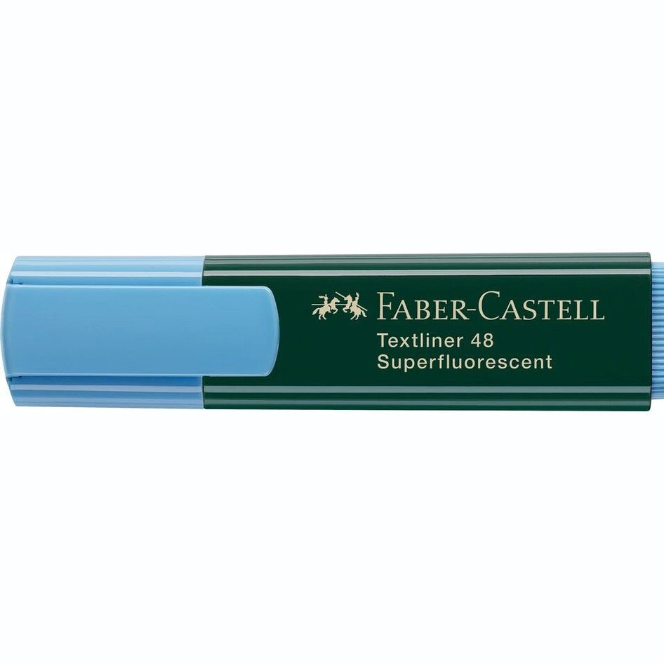 Sublinhador Faber-Castell Textliner Azul - Papelaria Encantada