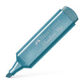 Sublinhador Faber-Castell Textliner Metálico Azul - Papelaria Encantada