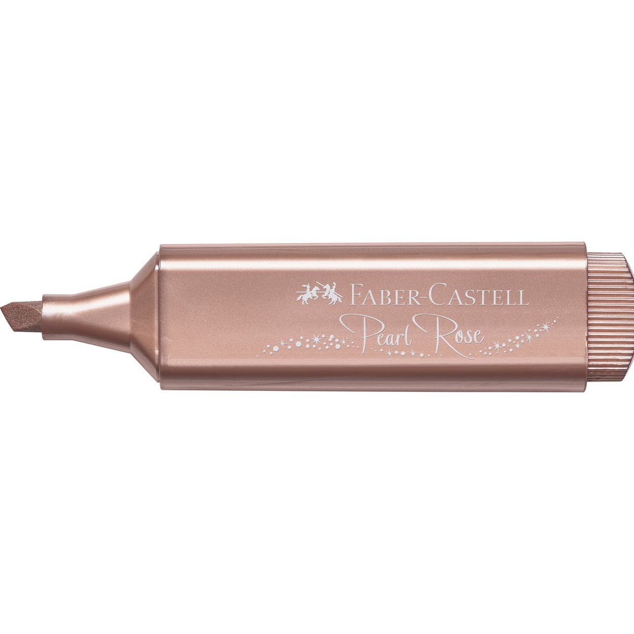 Sublinhador Faber-Castell Textliner Metálico Rosa - Papelaria Encantada