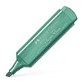 Sublinhador Faber-Castell Textliner Metálico Verde - Papelaria Encantada