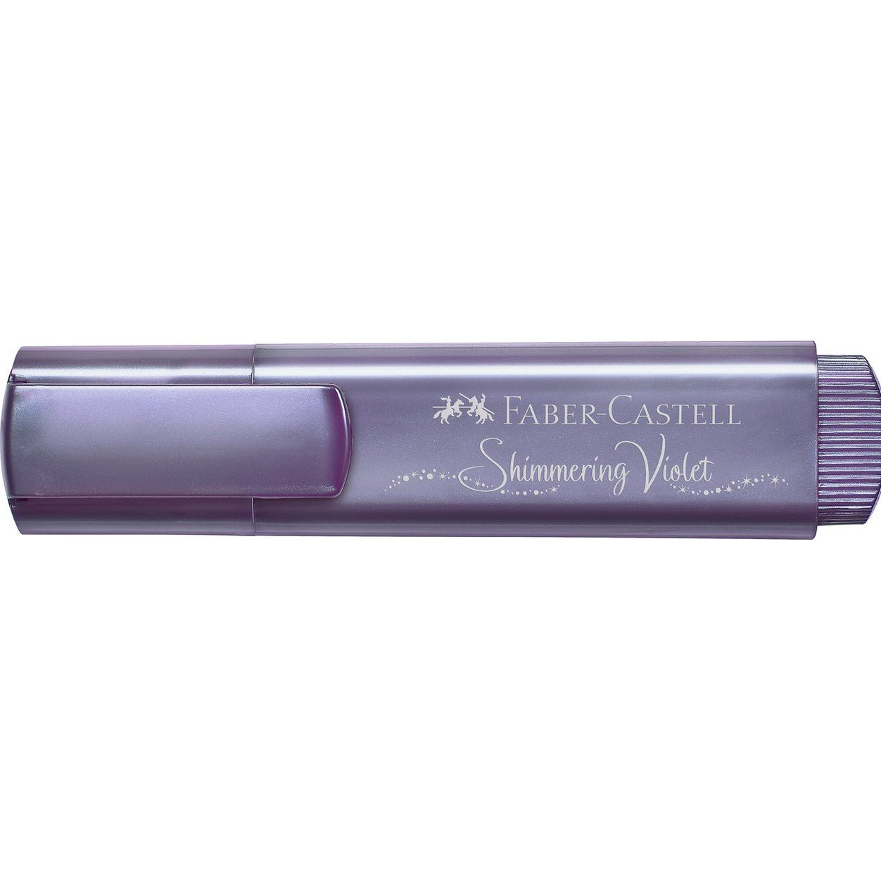 Sublinhador Faber-Castell Textliner Metálico Violeta - Papelaria Encantada