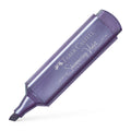 Sublinhador Faber-Castell Textliner Metálico Violeta - Papelaria Encantada