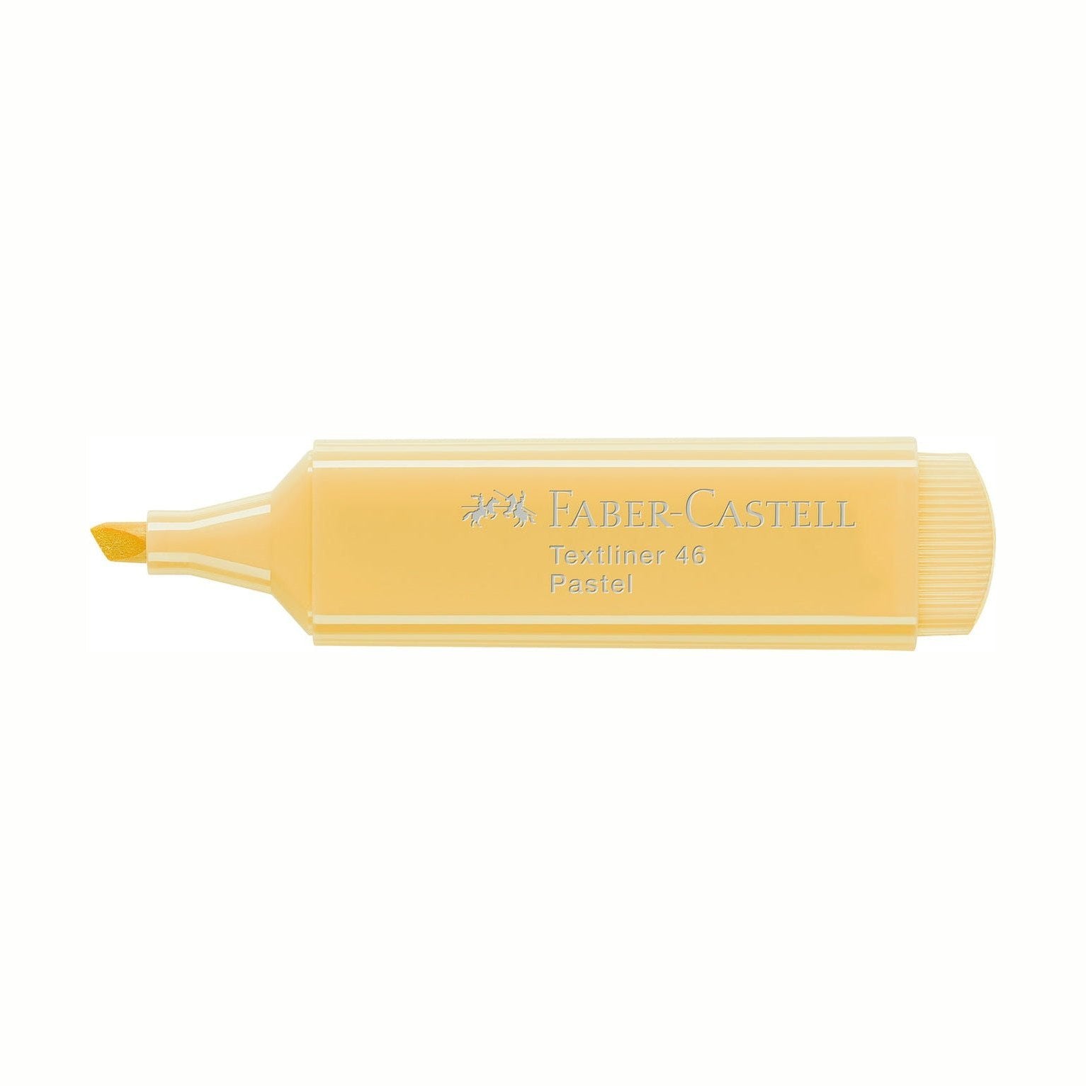 Sublinhador Faber-Castell Textliner Pastel Baunilha - Papelaria Encantada