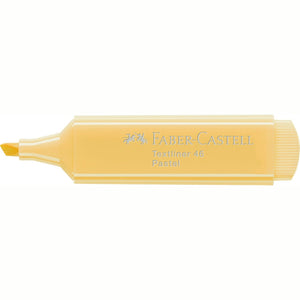 Sublinhador Faber-Castell Textliner Pastel Baunilha - Papelaria Encantada