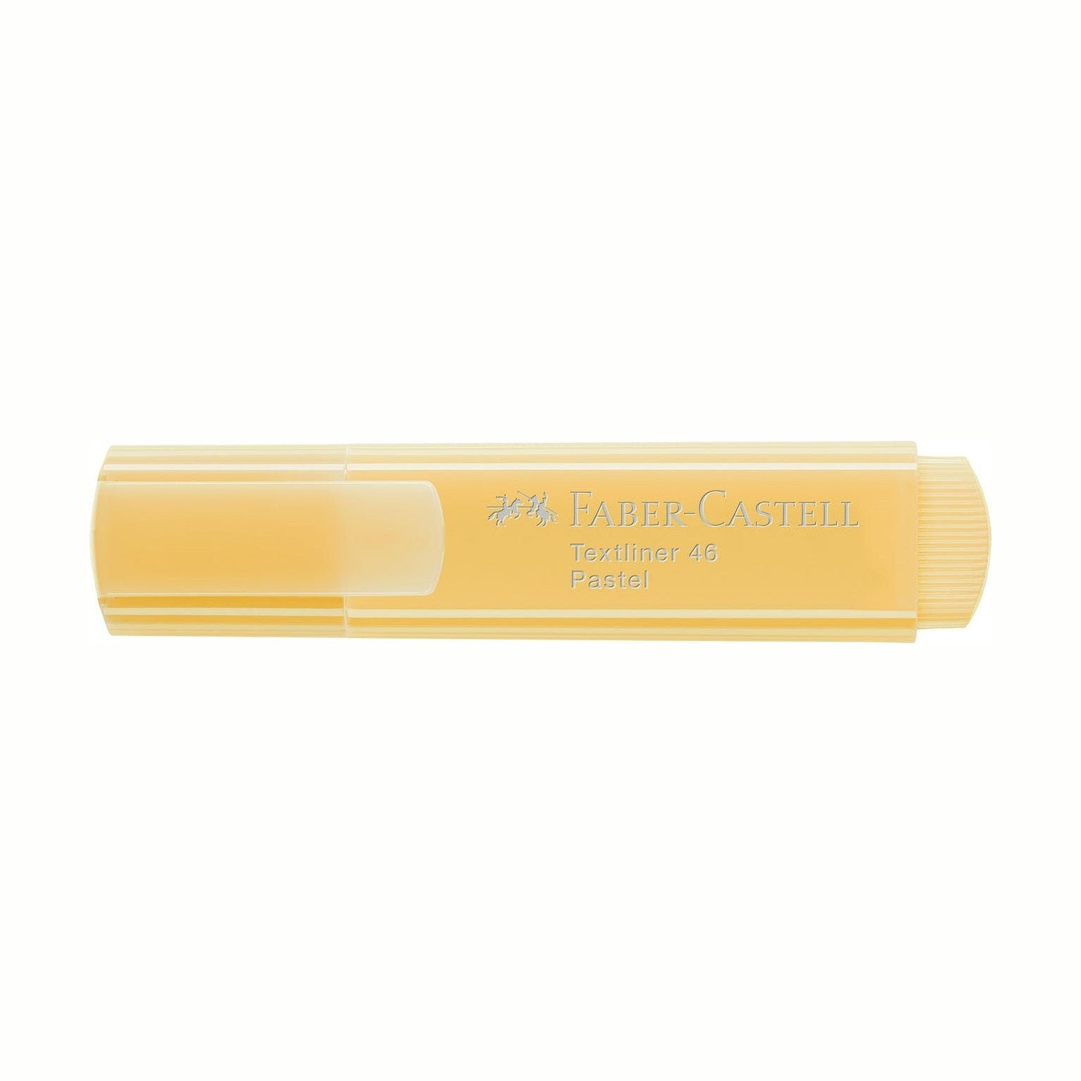 Sublinhador Faber-Castell Textliner Pastel Baunilha - Papelaria Encantada
