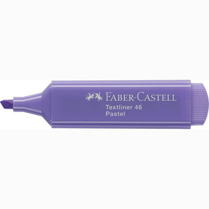 Sublinhador Faber-Castell Textliner Pastel Lilás - Papelaria Encantada