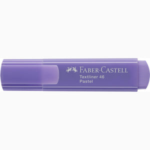 Sublinhador Faber-Castell Textliner Pastel Lilás - Papelaria Encantada