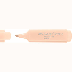 Sublinhador Faber-Castell Textliner Pastel Pó de arroz - Papelaria Encantada