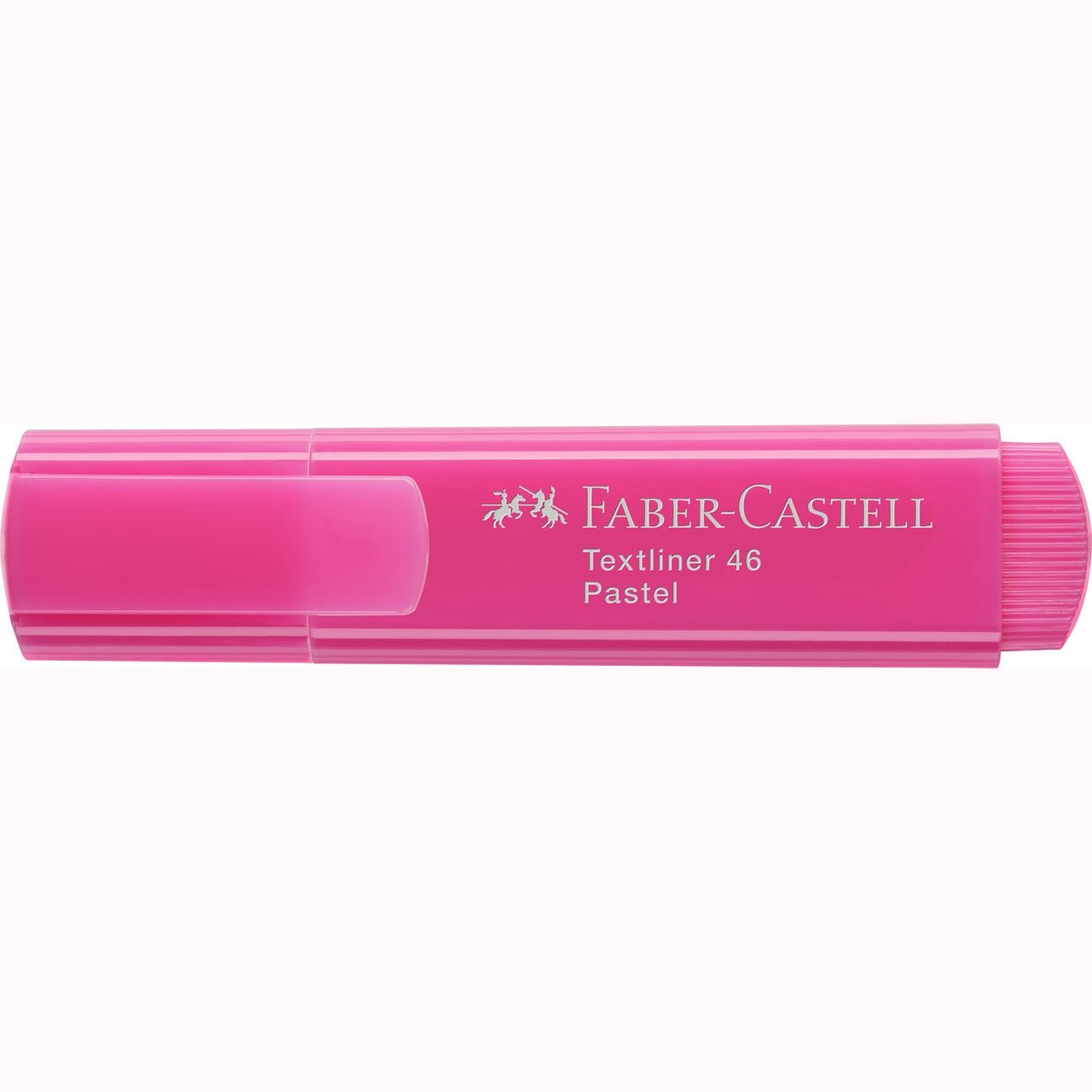 Sublinhador Faber-Castell Textliner Pastel Rosa - Papelaria Encantada
