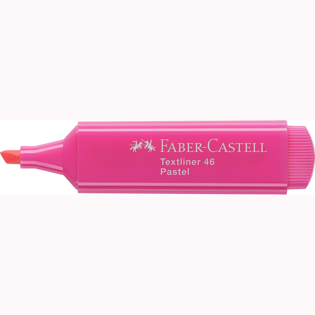 Sublinhador Faber-Castell Textliner Pastel Rosa - Papelaria Encantada
