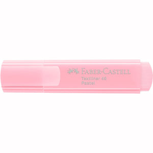 Sublinhador Faber-Castell Textliner Pastel Rosa Blush - Papelaria Encantada