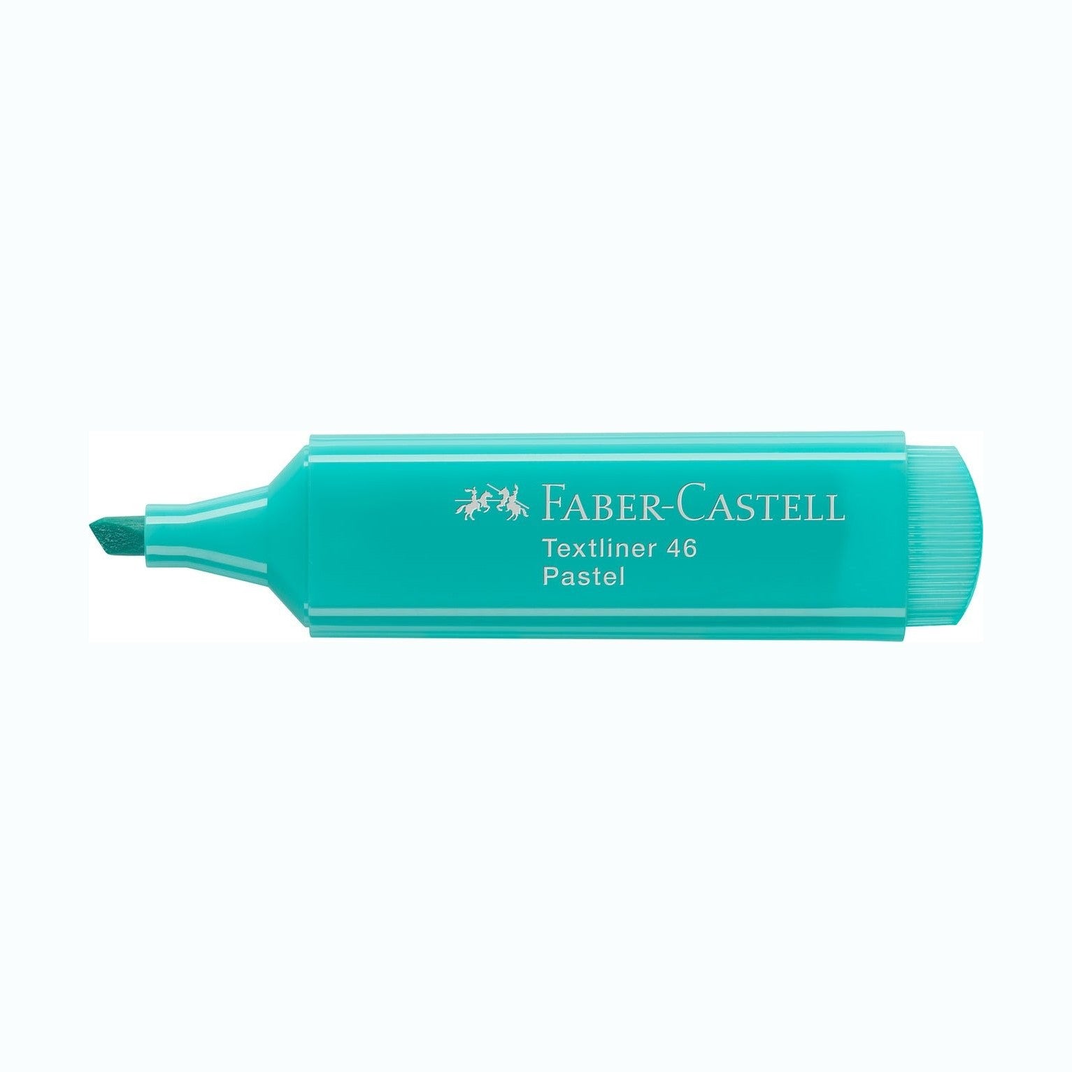 Sublinhador Faber-Castell Textliner Pastel Turquesa - Papelaria Encantada