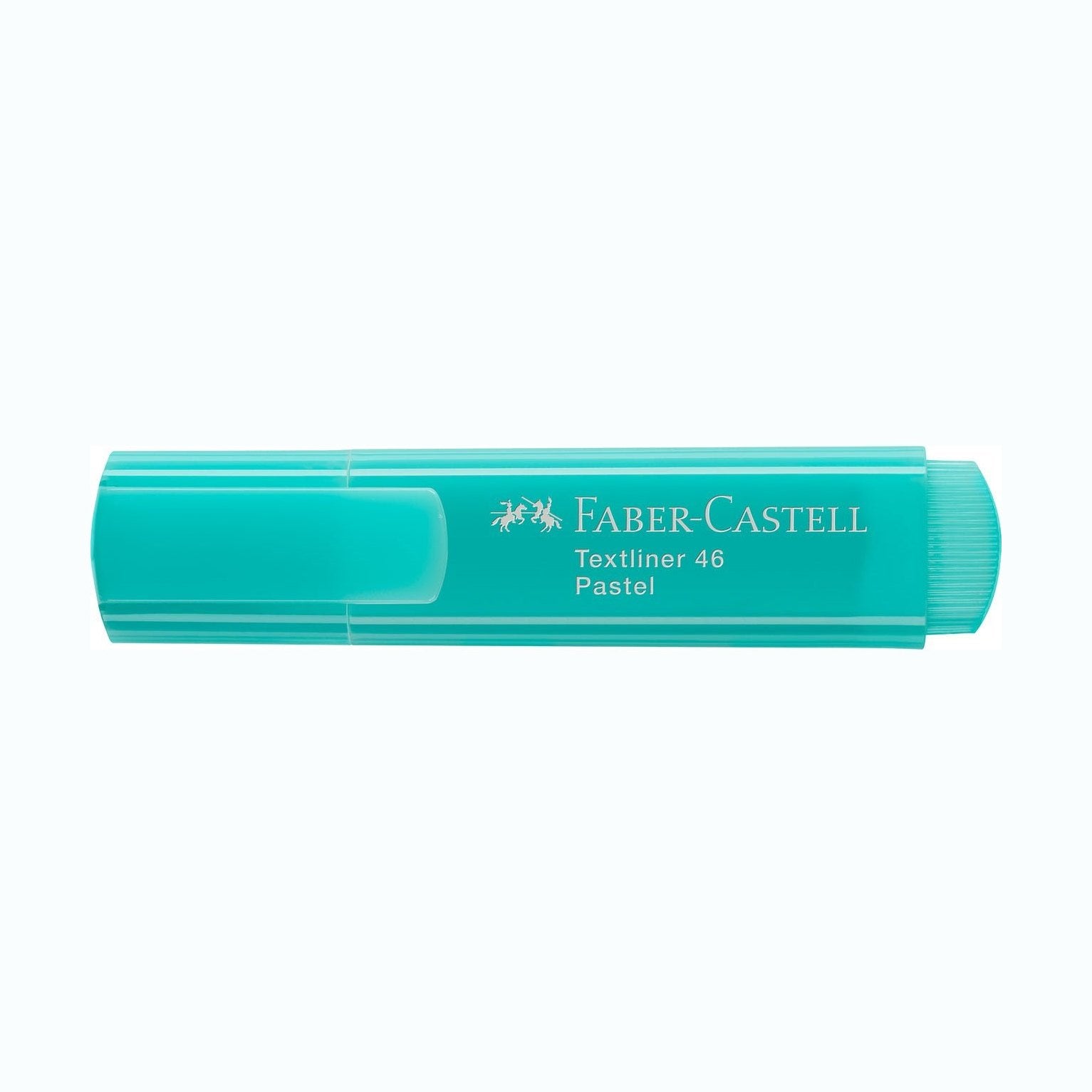 Sublinhador Faber-Castell Textliner Pastel Turquesa - Papelaria Encantada
