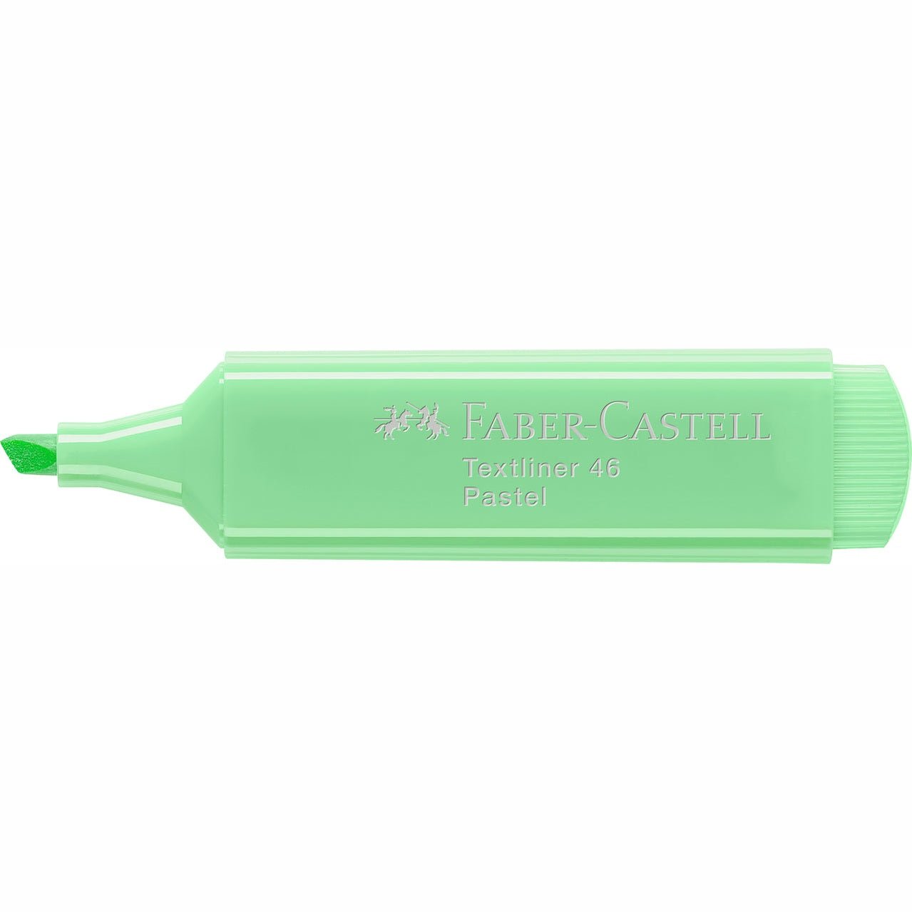 Sublinhador Faber-Castell Textliner Pastel Verde - Papelaria Encantada