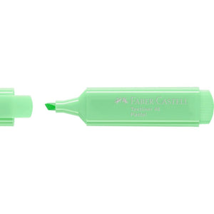 Sublinhador Faber-Castell Textliner Pastel Verde - Papelaria Encantada