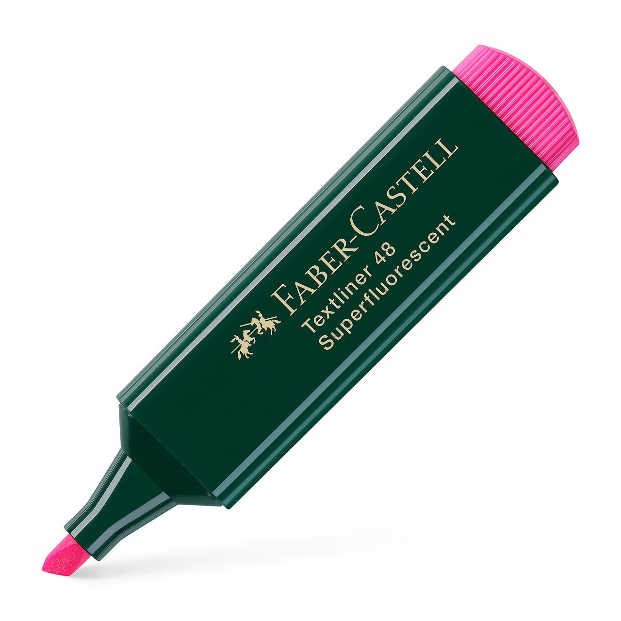 Sublinhador Faber - Castell Textliner Rosa - Papelaria Encantada