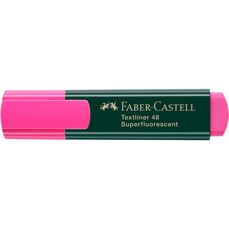 Sublinhador Faber - Castell Textliner Rosa - Papelaria Encantada