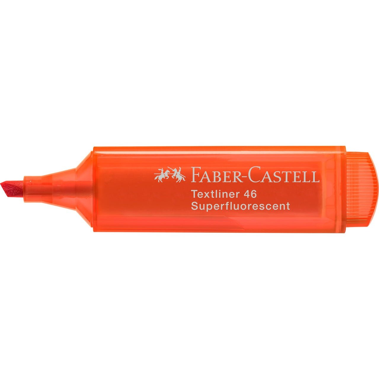 Sublinhador Faber-Castell Textliner Superfluorescente neon Laranja - Papelaria Encantada