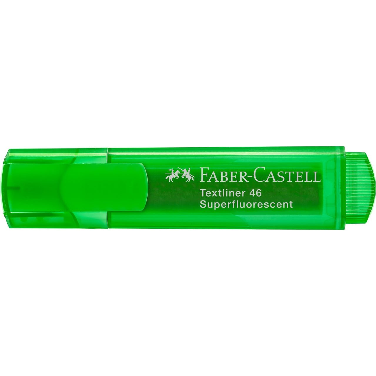 Sublinhador Faber-Castell Textliner Superfluorescente neon Verde - Papelaria Encantada