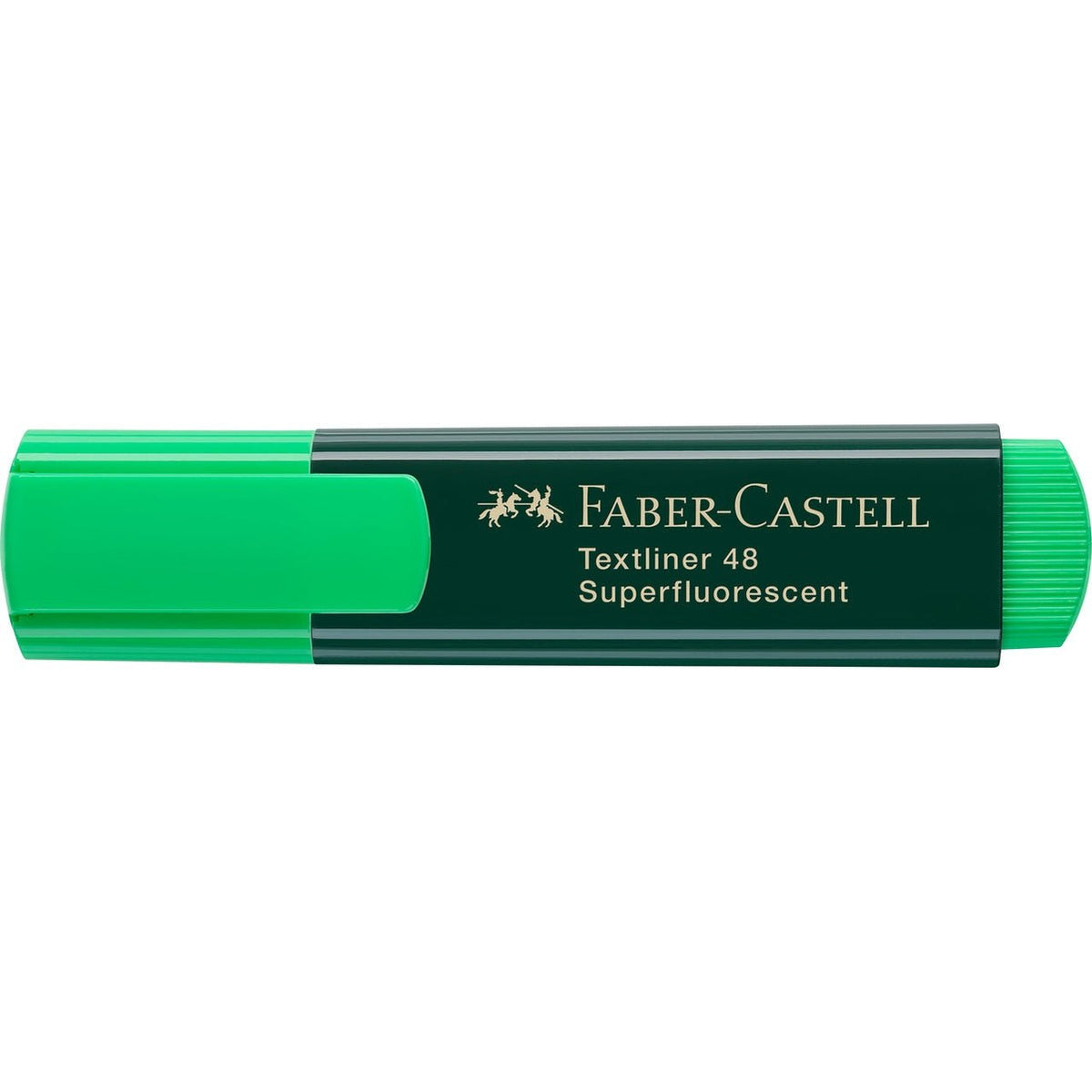 Sublinhador Faber - Castell Textliner Verde - Papelaria Encantada