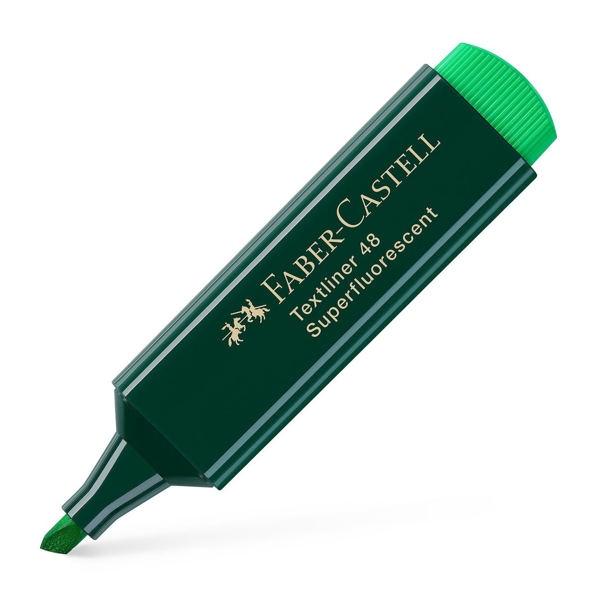 Sublinhador Faber - Castell Textliner Verde - Papelaria Encantada