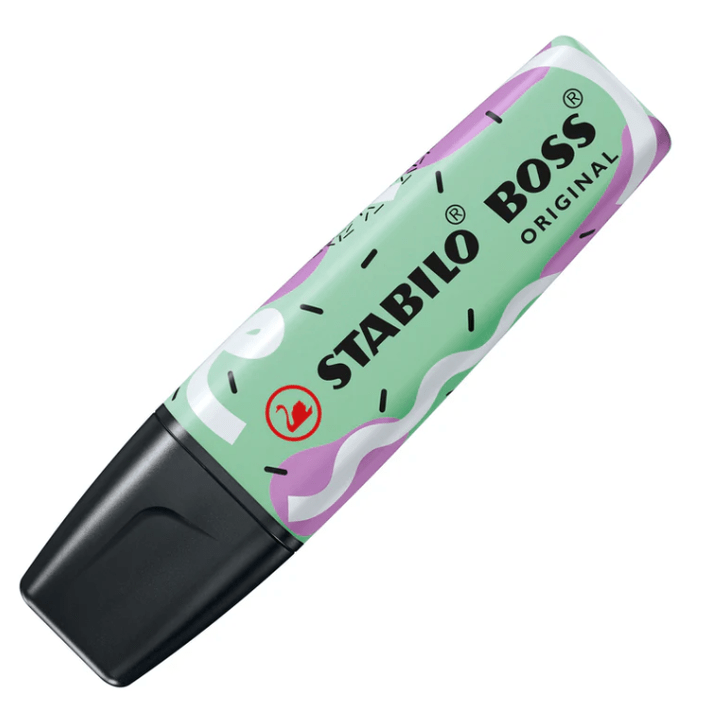 Sublinhador Stabilo Boss Ed. Limitada Ju Schnee Verde Pastel - Papelaria Encantada