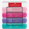 Sublinhadores Faber-Castell Textliner Cores pastel - Papelaria Encantada