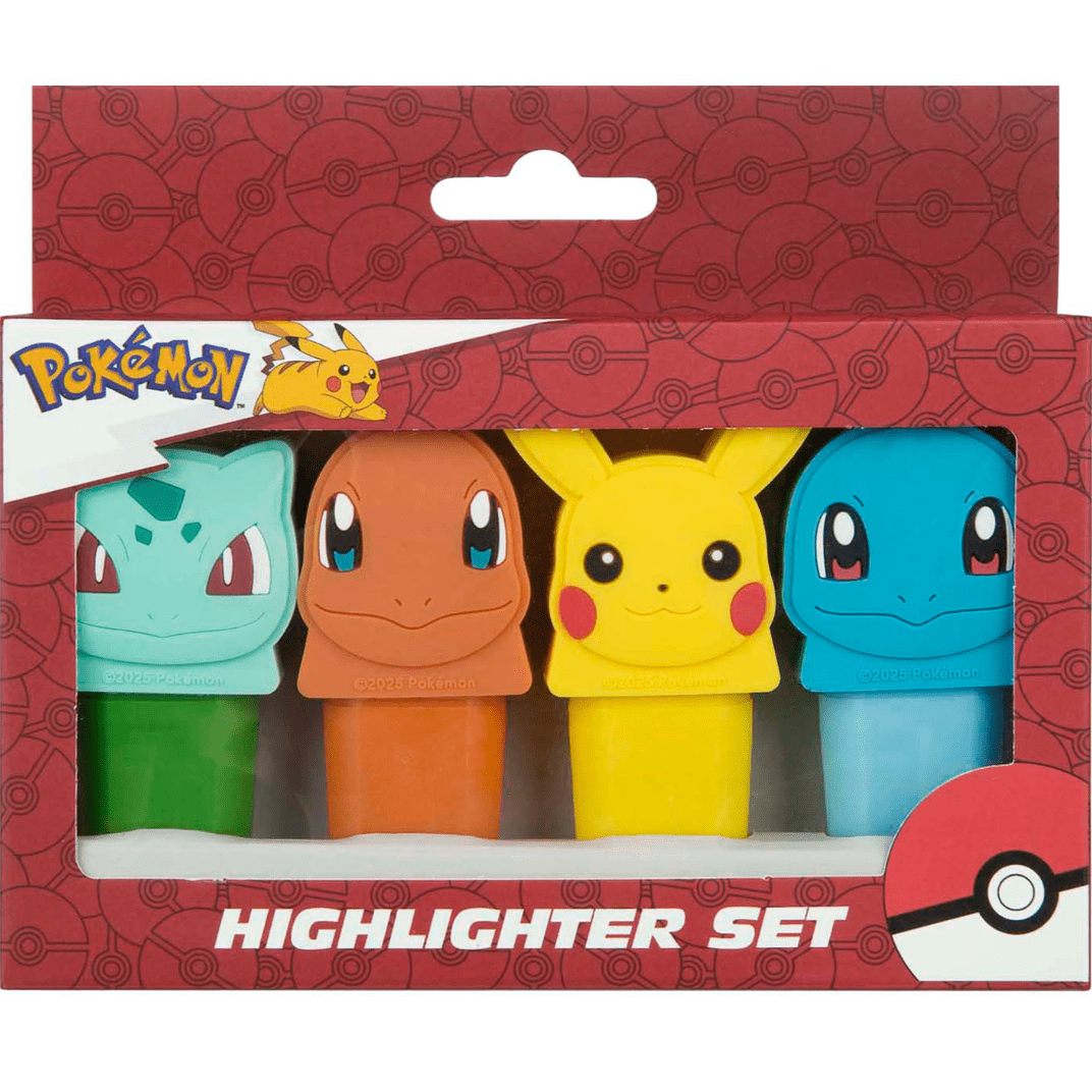 Sublinhadores Pokemon - Papelaria Encantada
