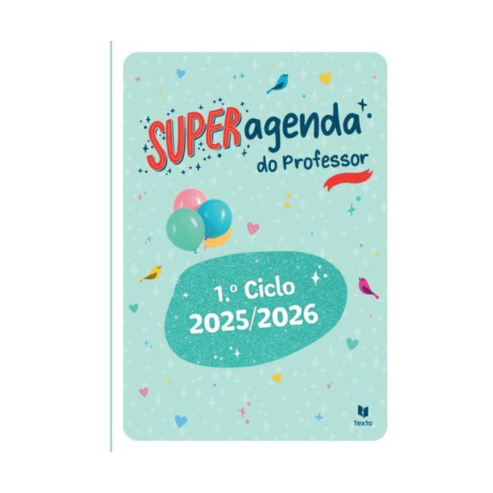 Super Agenda do Professor - 1.º ciclo 2025/2026 - Papelaria Encantada
