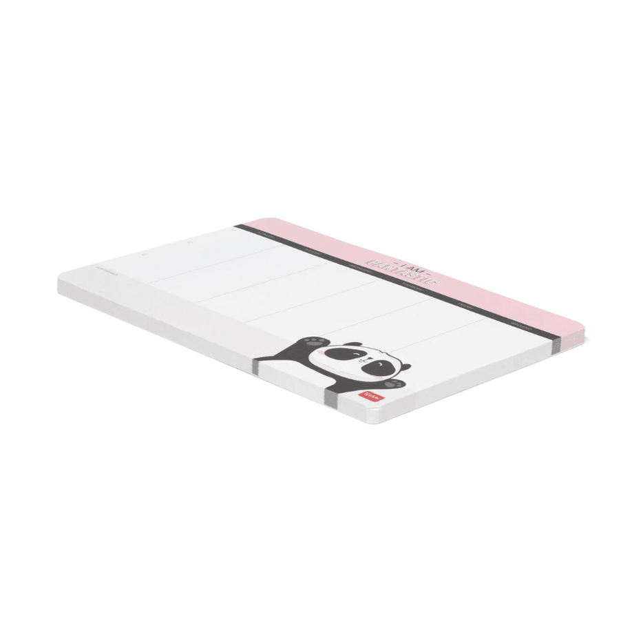Tapete de rato em papel Panda e cubo de notas - Smart Notes - Legami - Papelaria Encantada