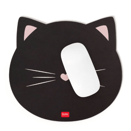 Tapete de rato Gato preto Legami - Papelaria Encantada