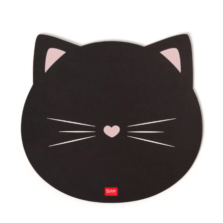 Tapete de rato Gato preto Legami - Papelaria Encantada