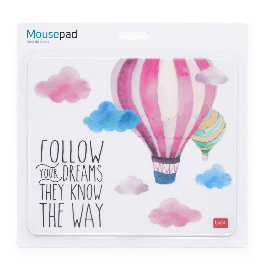 Tapete de Rato Legami - Air Ballon - Papelaria Encantada