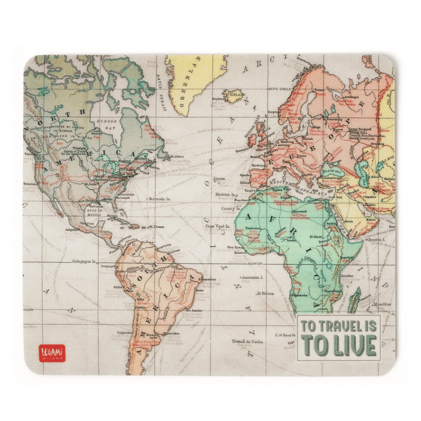 Tapete de Rato Legami - Travel - Papelaria Encantada