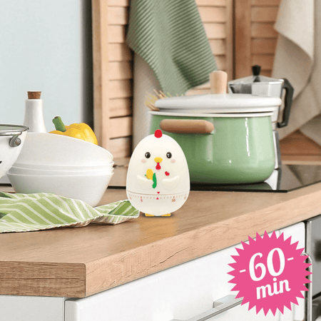 Temporizador de cozinha galinha - Legami - Papelaria Encantada