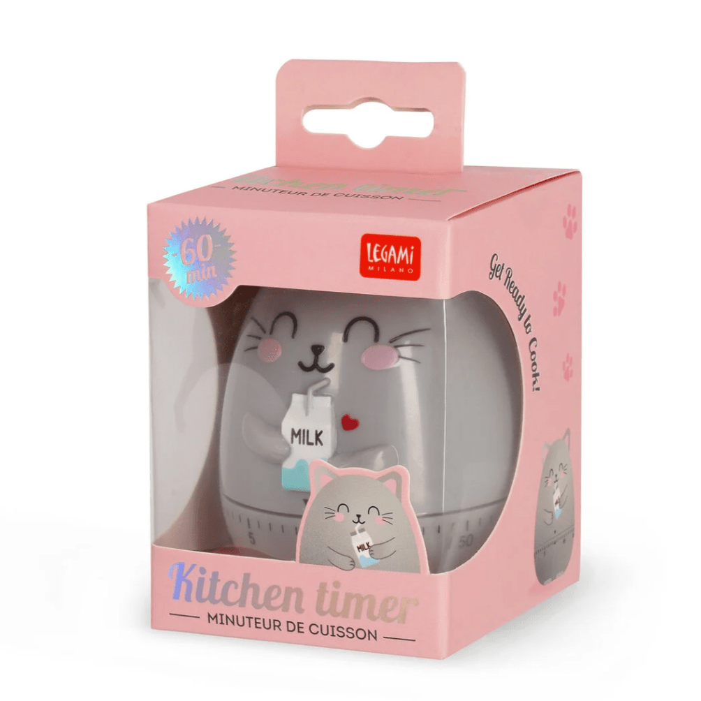 Temporizador de cozinha gato Legami - Papelaria Encantada