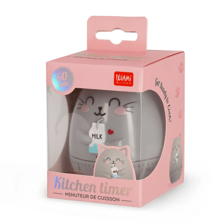 Temporizador de cozinha gato Legami - Papelaria Encantada