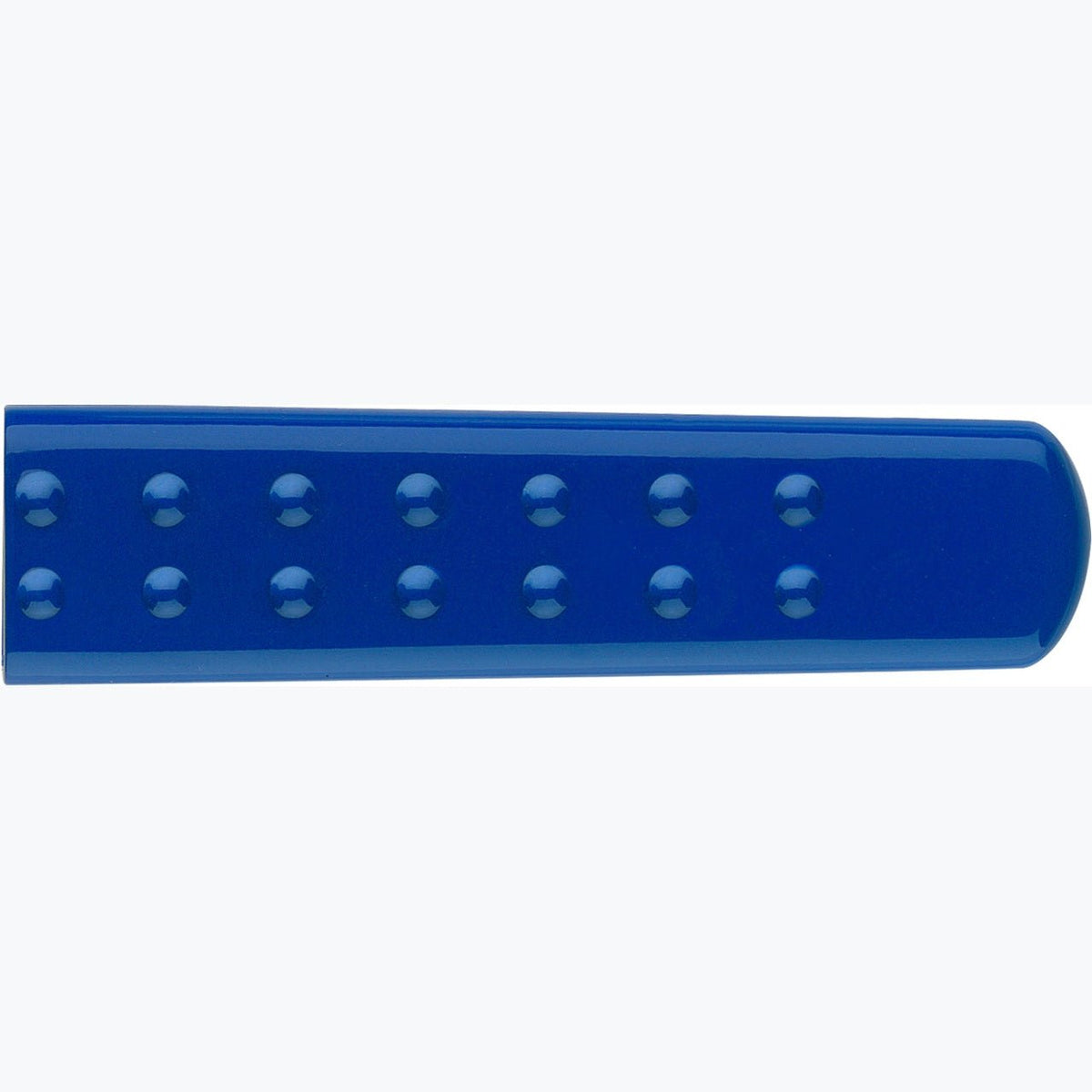Tesoura Faber-Castell Grip com proteção L+R Azul - Papelaria Encantada