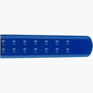 Tesoura Faber-Castell Grip com proteção L+R Azul - Papelaria Encantada
