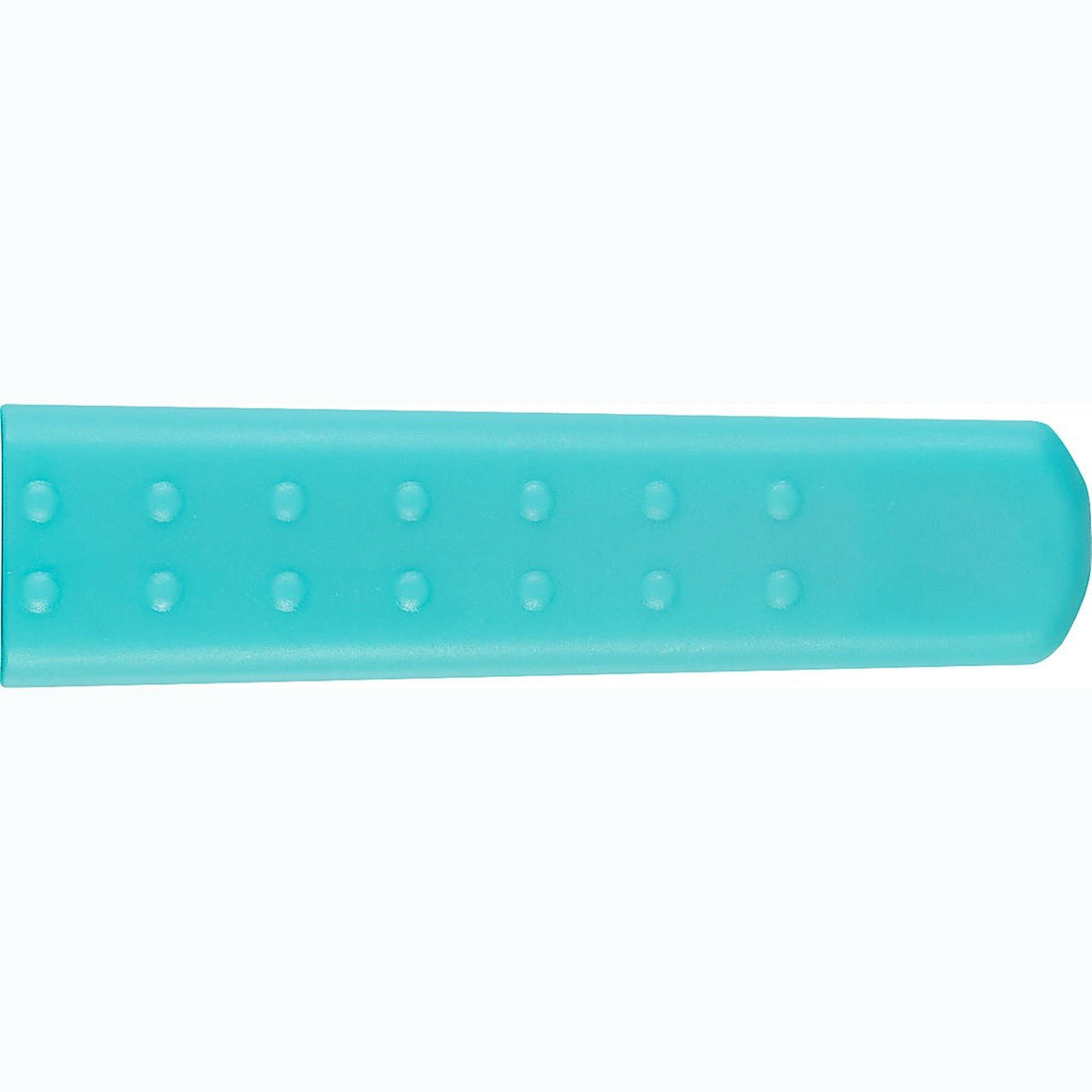 Tesoura Faber-Castell Grip com proteção L+R Azul Turquesa - Papelaria Encantada