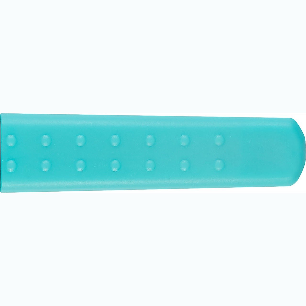 Tesoura Faber-Castell Grip com proteção L+R Azul Turquesa - Papelaria Encantada