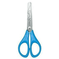 Tesoura maped 13cm escolar redonda azul - Papelaria Encantada