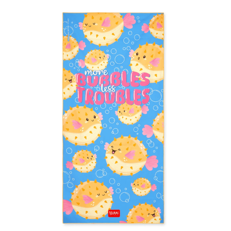 Toalha de praia Legami Bubbles - Papelaria Encantada